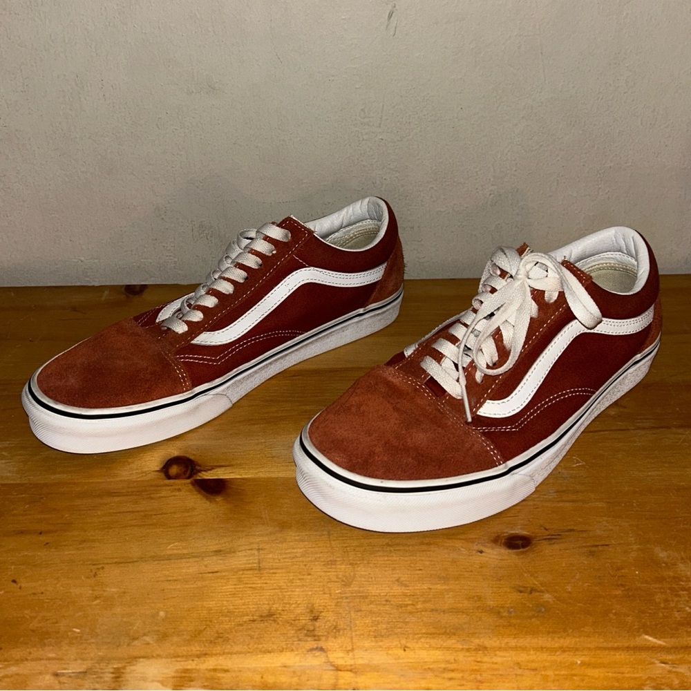 Burnt orange Vans men’s size 10.5